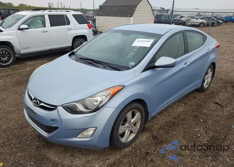 2013 Hyundai Elantra Gls from USA, damaged, VIN KMHDH4AE0DU532726
